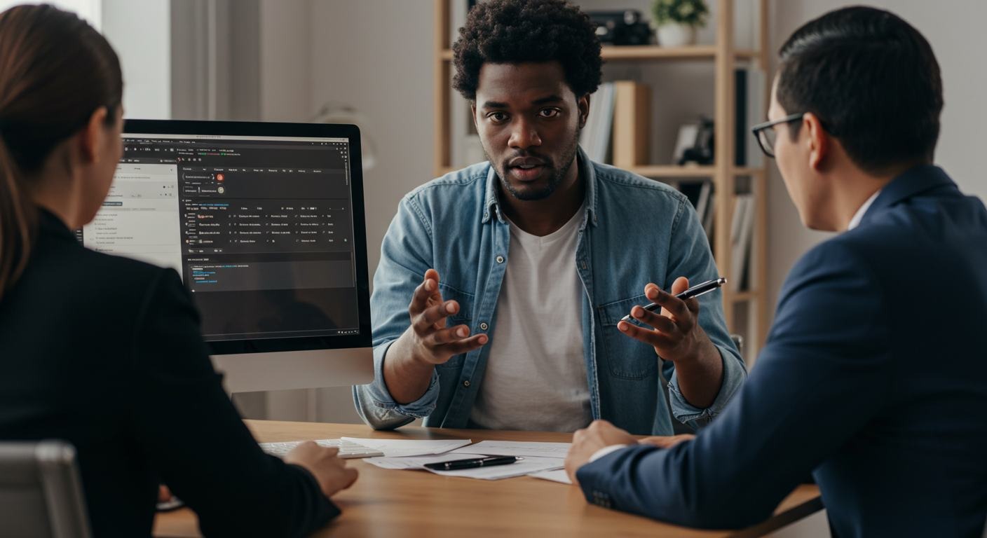 A mentor guiding learners